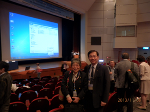 Dr. Maeda-Yamamoto with Dr. C-K. Wang