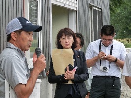 野村ファーム所長と中川衆院議員