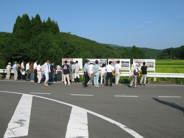 「担い手プロ」の現地検討会が2009年9月2日に三瀬村、富士町、脊振町で開催されました。