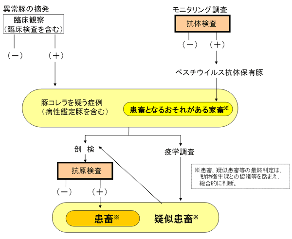 図14.豚熱の診断防疫