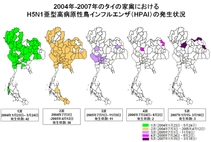 高病原性鳥インフルエンザ発生状況