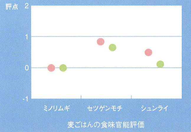 麦ごはんの食味官能評価