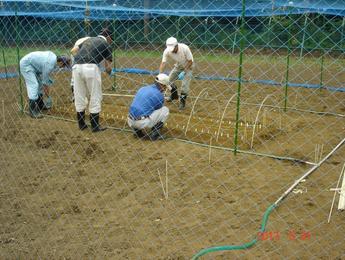トンネルの設置 その1