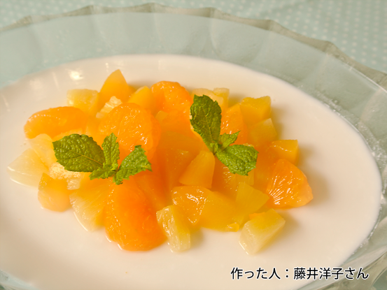 簡単混ぜるだけ おいしいフルーツヨーグルト