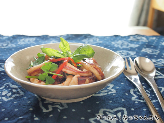 いかのスパイシー炒め