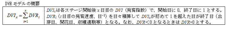 DVRモデルの概要