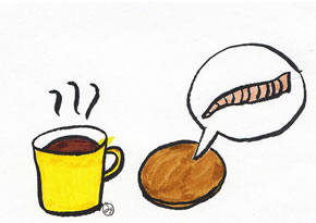 ハエ入りクッキーは美味しいか？