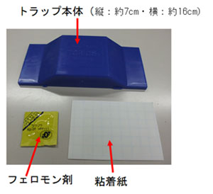 コクゾウムシ用フェロモントラップ