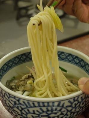 長崎W2号を使用したちゃんぽん麺