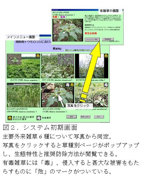 図2 システム初期画面
