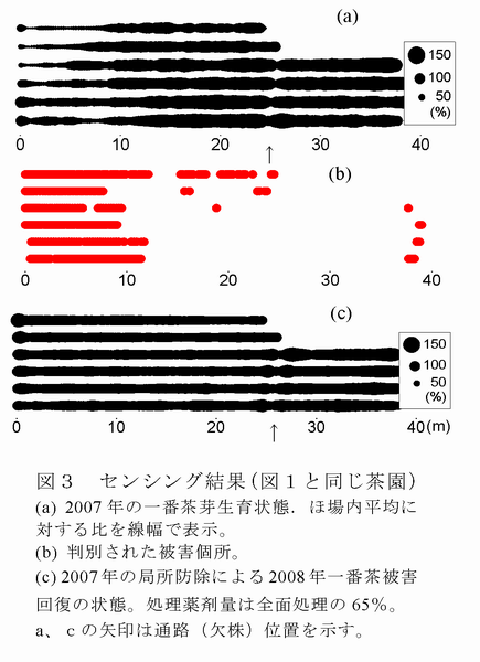 図3 センシング結果