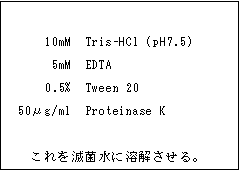 図1. DNA抽出溶液の組成