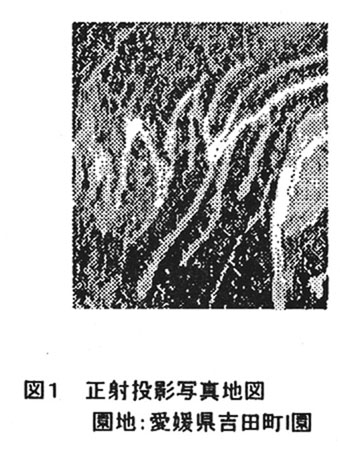 図1.正射投影写真地図