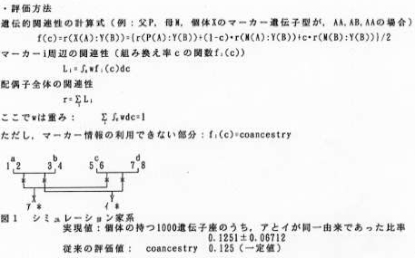 図1 シミュレーション家系