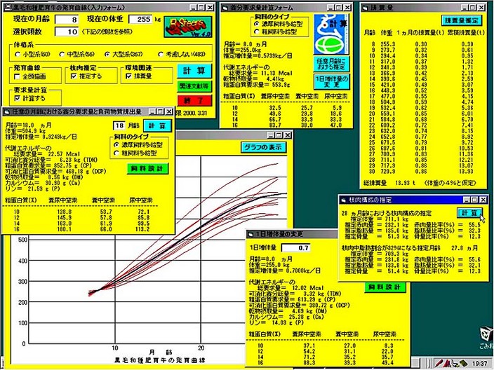表示画面の例