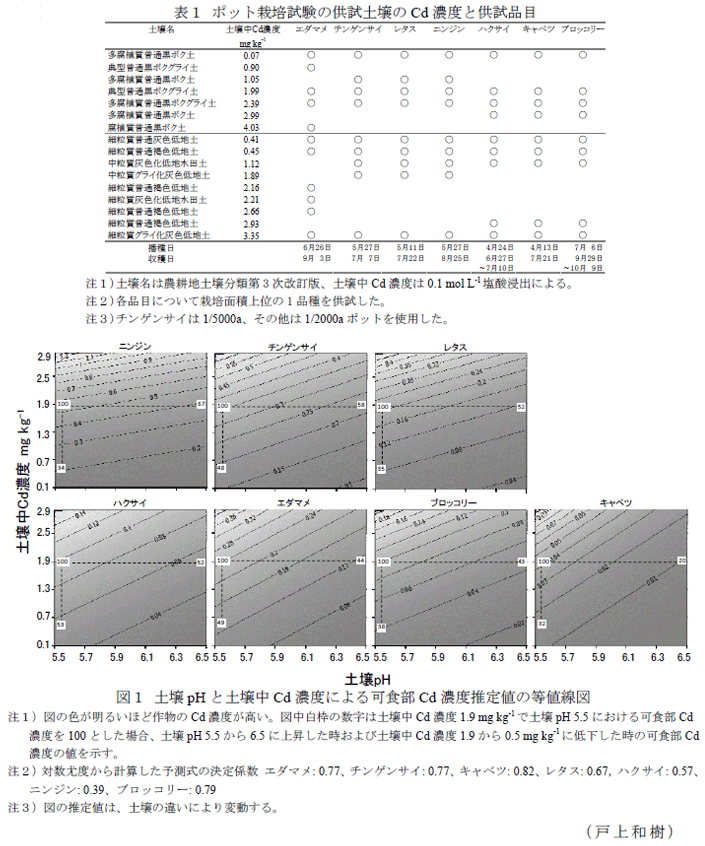 表1、図1