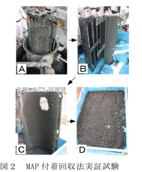図2 MAP付着回収法実証試験