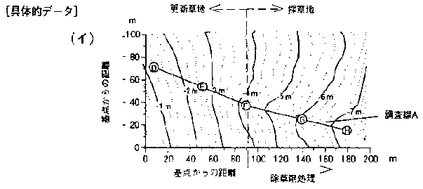 図1.調査圃場の地形区(イ)