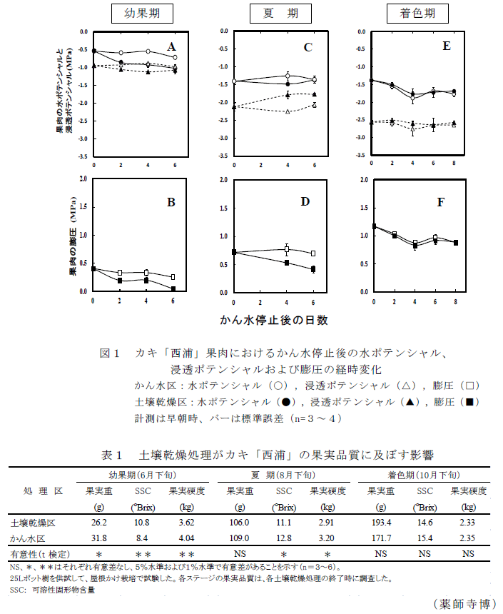 図1,表1