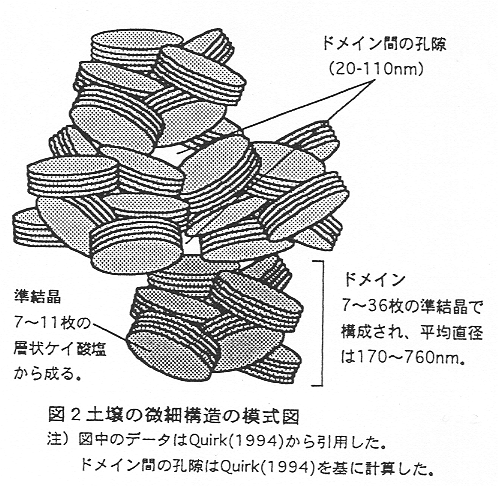 図2 土壌の微細構造の模式図