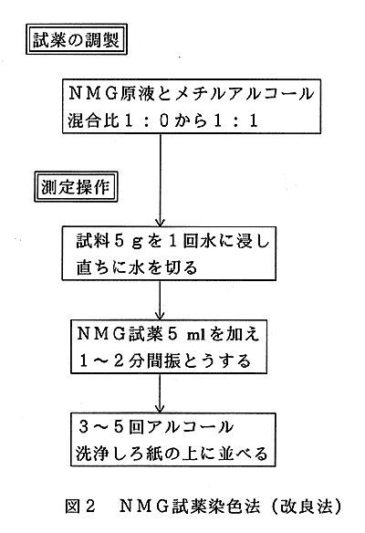 図2:NMG試薬染色法(改良法) 