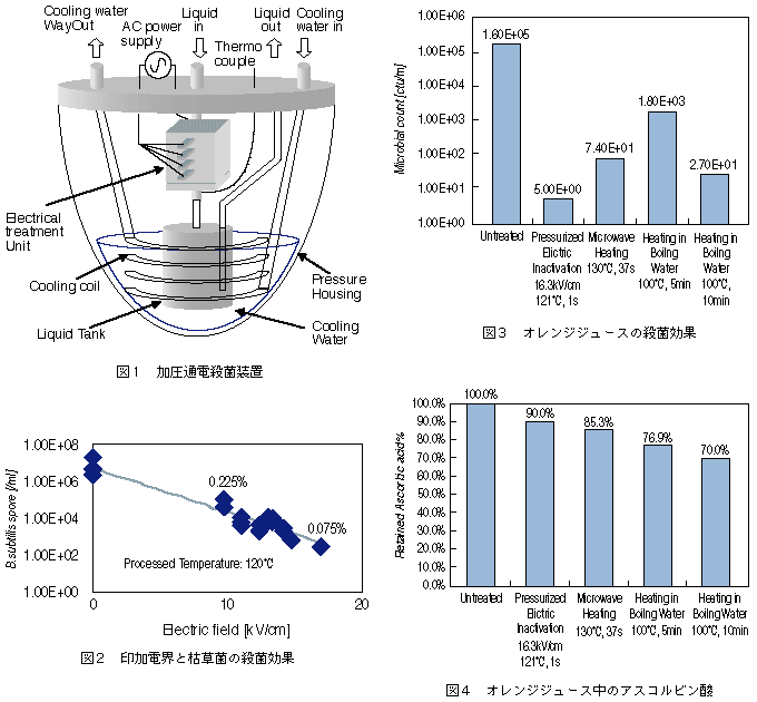 図1 加圧通電殺菌装置