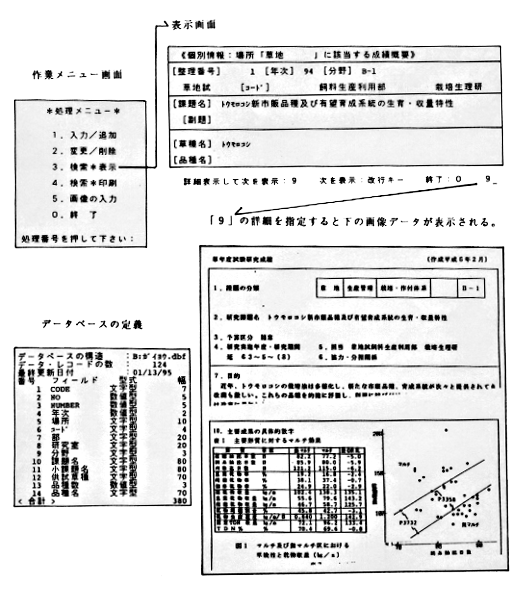 図 システムのサンプル画面