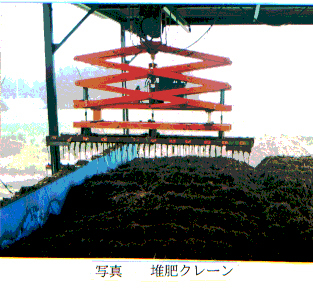 写真.堆肥クレーン