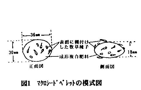 図1.マクロシードペレットの模式図