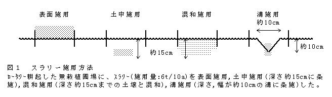 図1 スラリー施用方法