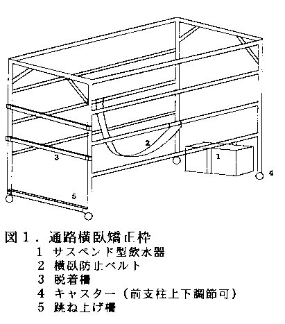 図1 通路横臥矯正枠