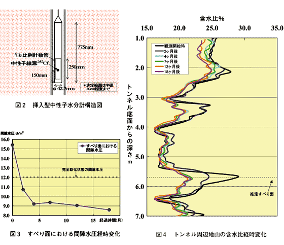 図2 挿入型中性子水分計構造図