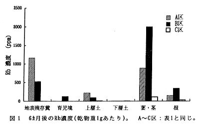 図1 6ヶ月後のRb濃度