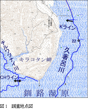 図1 調査地点図
