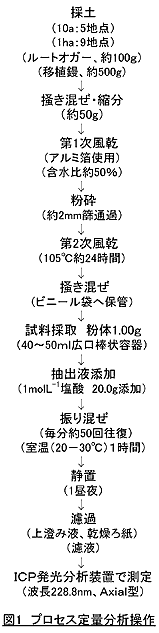 図1.プロセス定量分析操作