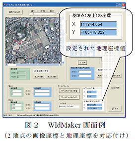 図2 WldMaker 画面例