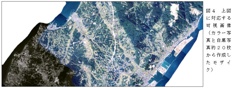 図4 上図に対応する可視画像