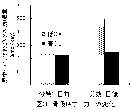 図3 骨吸収マーカーの変化
