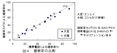図4 植被率の比較