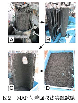 図2 MAP付着回収法実証試験