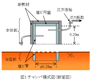 図1 チャンバ模式図(断面図)