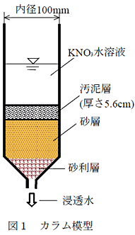 図1 カラム模型