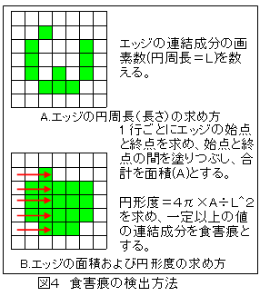 図4 食害痕の検出方法