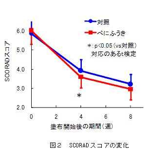 図2 SCORADスコアの変化