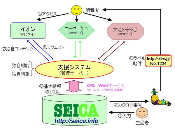 図1 システムの流れ