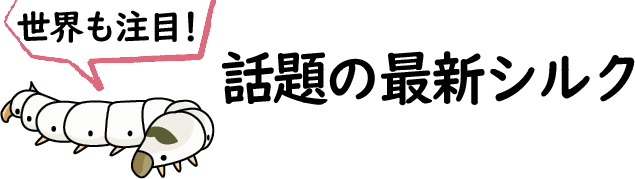 話題の最新シルク